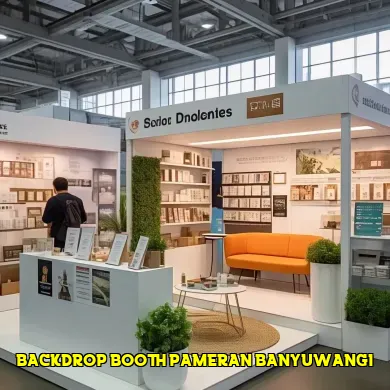 backdrop booth pameran banyuwangi
